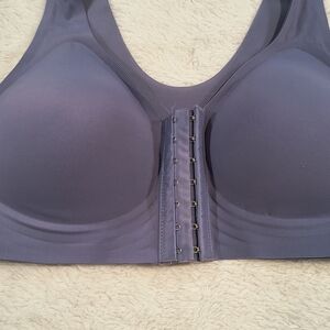 Seamless Front Closure Bra - Purple